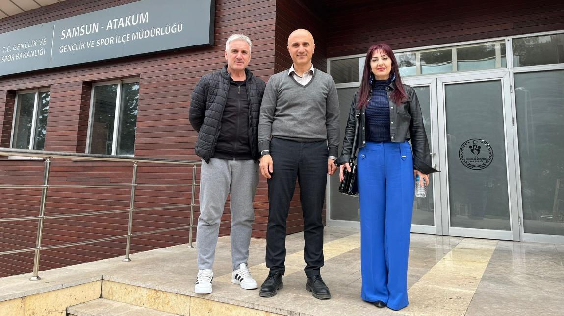 Atakum Gençlik Spor Müdürü Sayın Serkan PERÇİN'i ziyaret